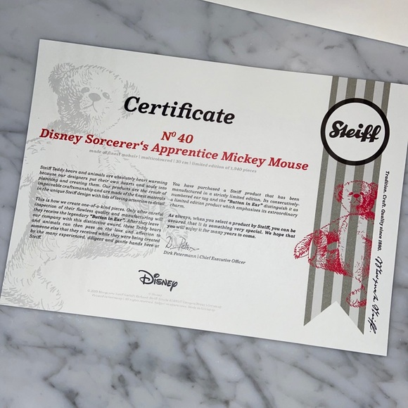 1940’s Steiff Apprentice Mickey Mouse - Picture 4 of 8